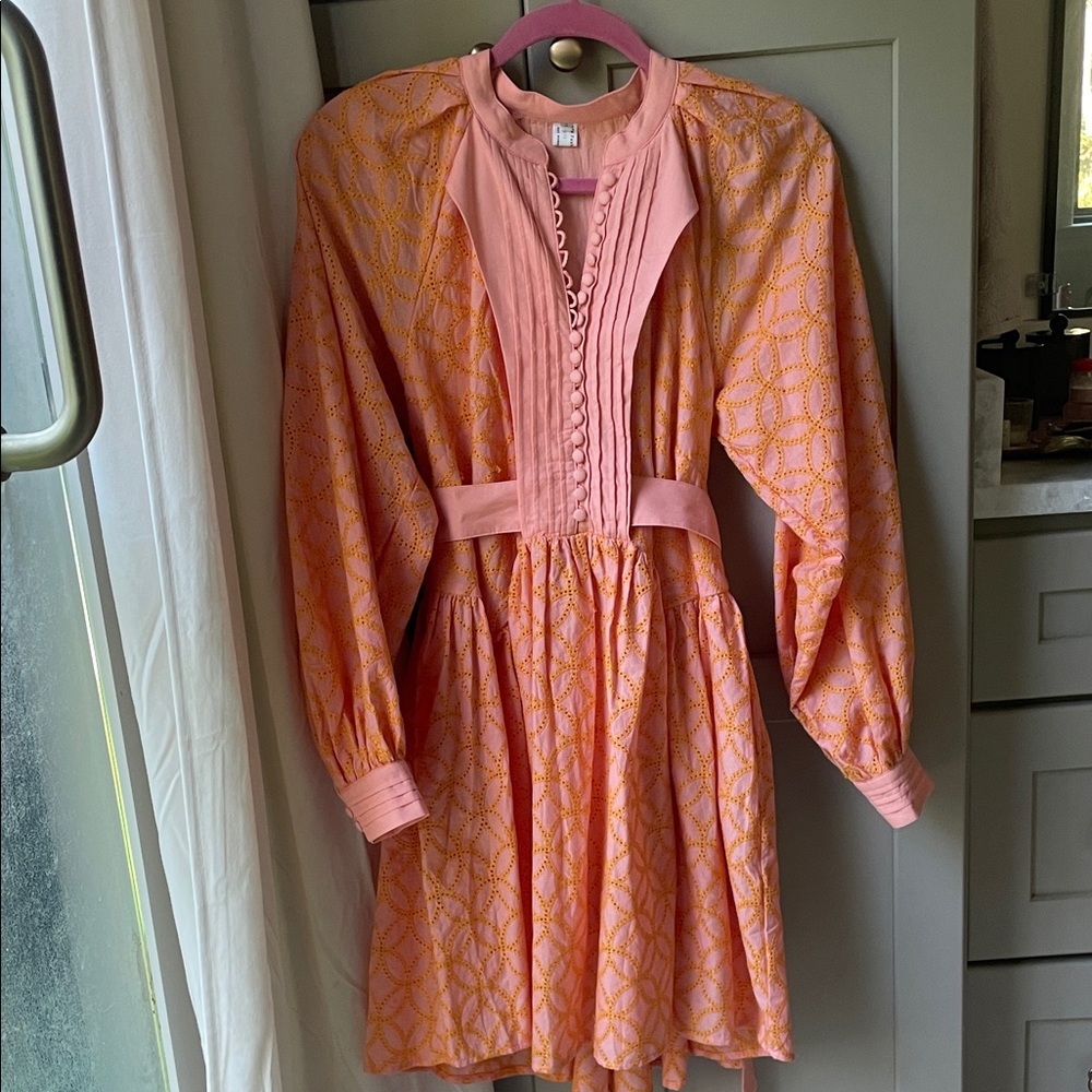 Pink and Orange Dress